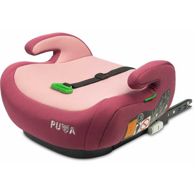 Automobilinė kėdutė - paaukštinimas Caretero Puma Isofix-I-Size, 125-150 cm, rožinė