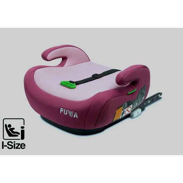 Automobilinė kėdutė - paaukštinimas Caretero Puma Isofix-I-Size, 125-150 cm, rožinė