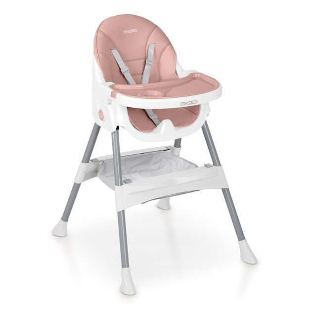 Ricokids Mani maitinimo kėdutė reguliuojama 3in 1, rožinė