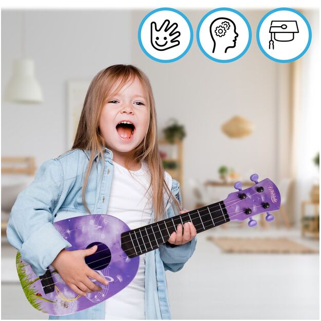 Vaikiška gitara ukulėlė su 4 stygom 1
