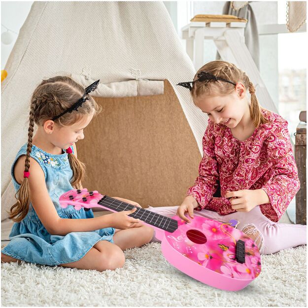 Vaikiška gitara ukulėlė su 4 stygom 6