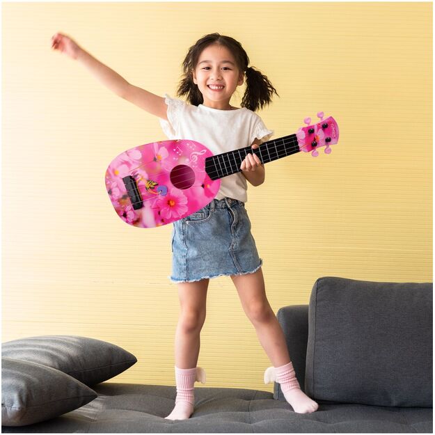 Vaikiška gitara ukulėlė su 4 stygom 11