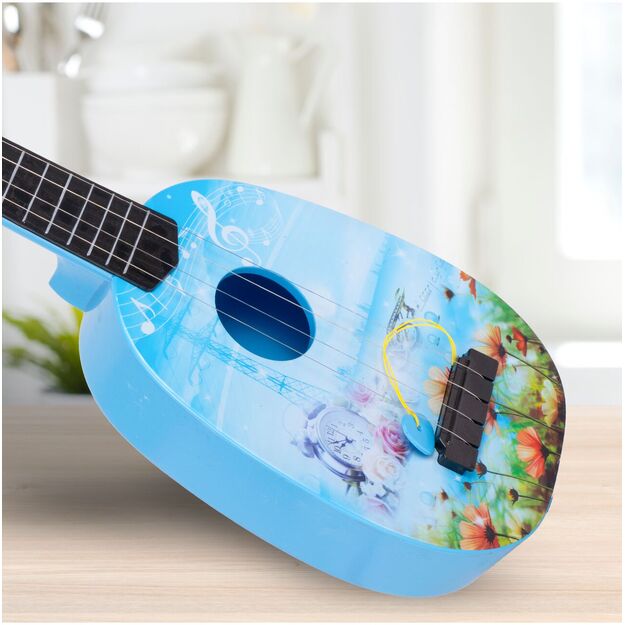 Vaikiška gitara ukulėlė su 4 stygom 13
