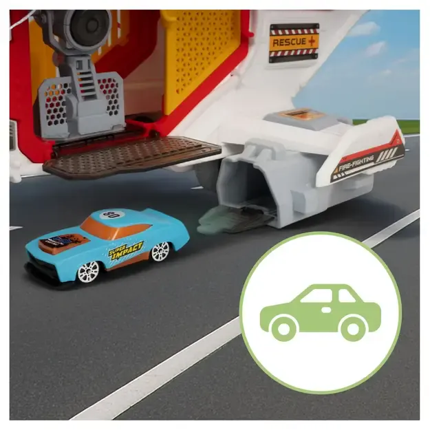 Didelis daugiafunkcis gelbėjimo sraigtasparnis su priedais, garsu ir šviesomis 5