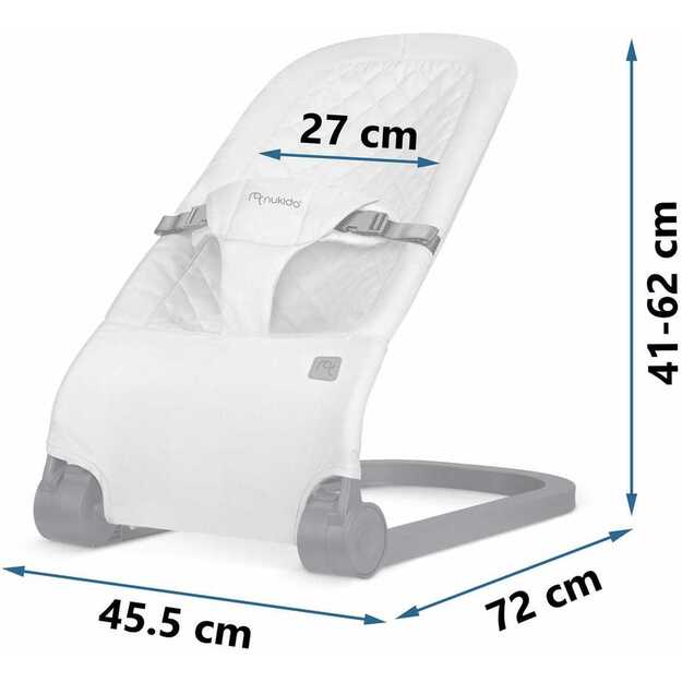 Nukido supama kėdė su žaislais - smėlio spalvos, NK-52 4