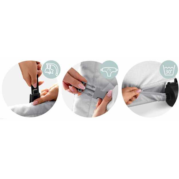 Nukido supama kėdė su žaislais - smėlio spalvos, NK-52 5