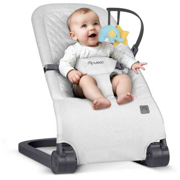 Nukido supama kėdė su žaislais - smėlio spalvos, NK-52 9