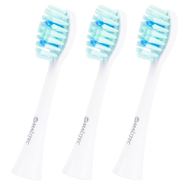 Maltec dantų šepetėlio galvutės X1 balta, 3vnt, Sonic
