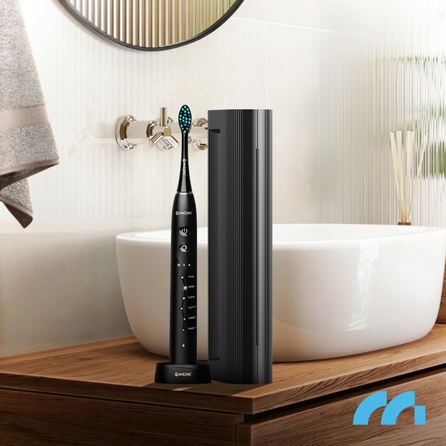 MalTec elektrinis dantų šepetėlis, atsparus vandeniui, X1 BL Sonic 3