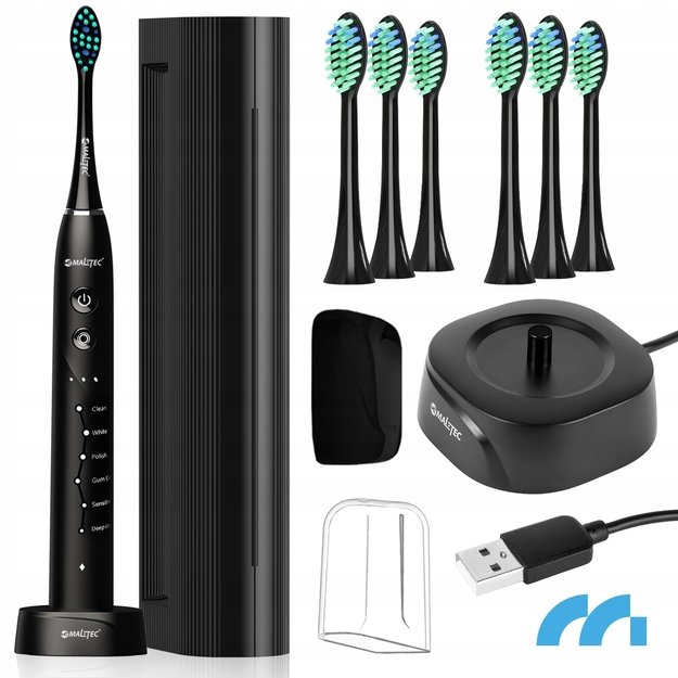 MalTec elektrinis dantų šepetėlis, atsparus vandeniui, X1 BL Sonic