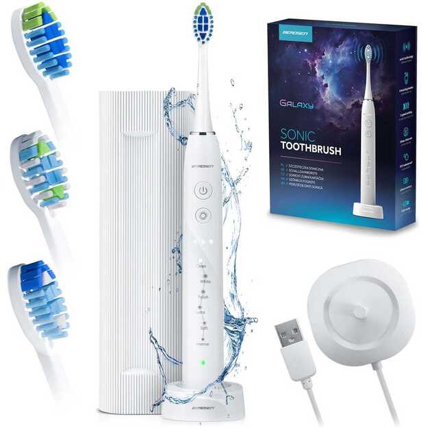 Berdsen Galaxy sonic dantų šepetėlis, baltas 14