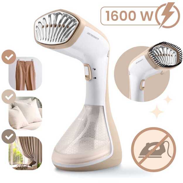 Berdsen BD-311 1600W drabužių garintuvas, garinis lygintuvas 2