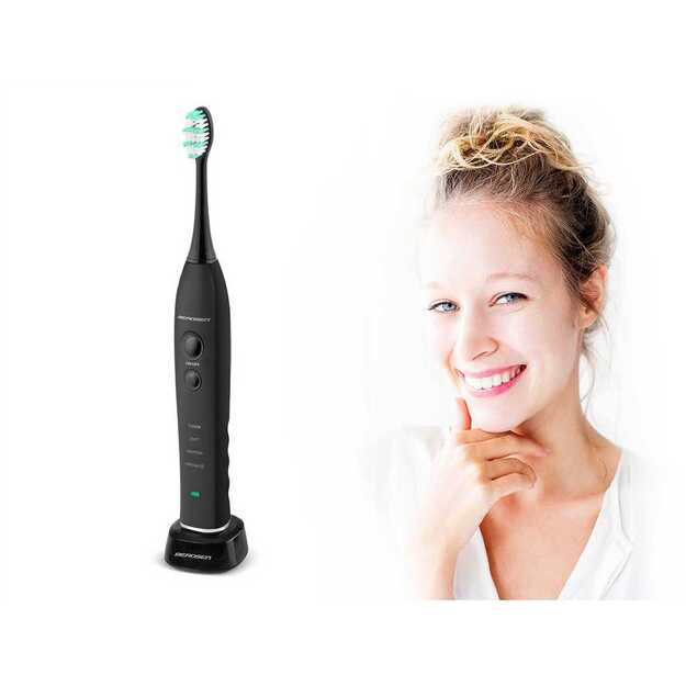 Sonic dantų šepetėlių rinkinys su dėklu „Sonica B3“ juodas, Berdsen 6