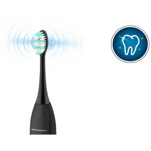 Sonic dantų šepetėlių rinkinys su dėklu „Sonica B3“ juodas, Berdsen 4