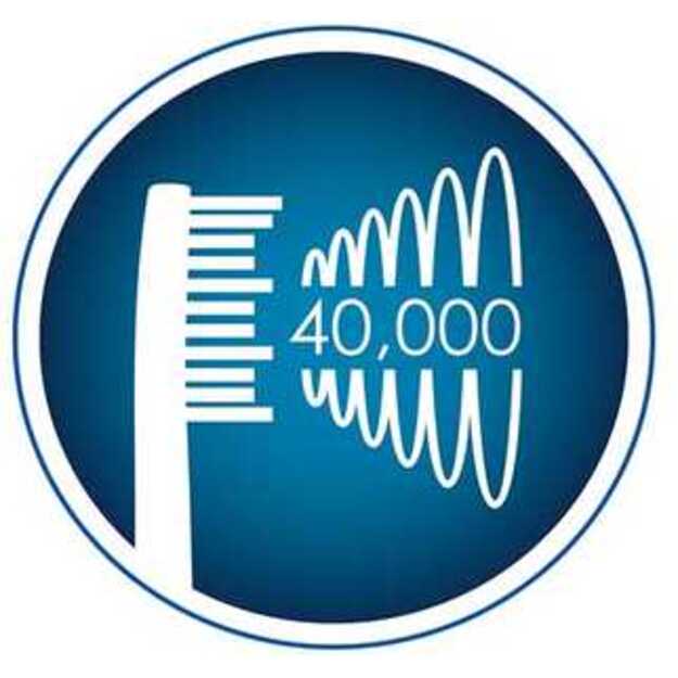 Sonic dantų šepetėlių rinkinys su dėklu „Sonica B3“ juodas, Berdsen 8