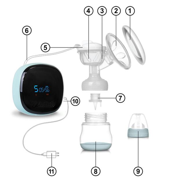 Berdsen 5904 dviejų fazių elektrinis pientraukis 1