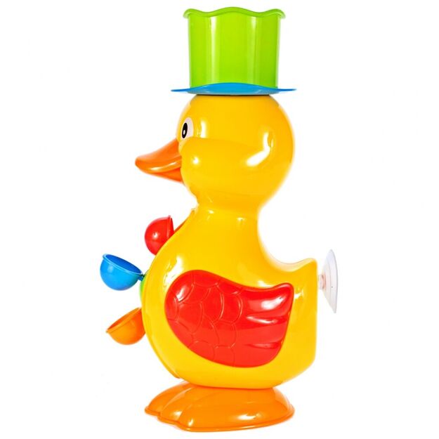 Vonios žaislas Antis su ritiniu vandens perpylimu 4