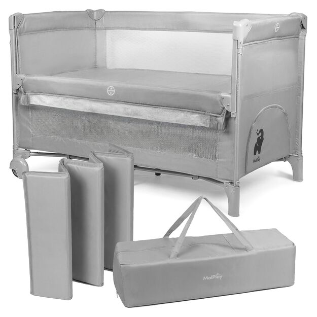 Kelioninė pristatoma lovytė - maniežas su krepšiu Doro, 125 x 65.5 x 76.5