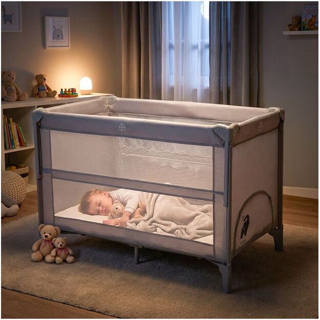 Kelioninė pristatoma lovytė - maniežas su krepšiu Doro, 125 x 65.5 x 76.5 14