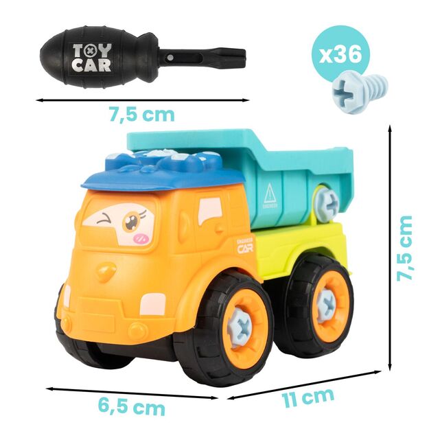 Statybinių transporto priemonių konstruktorius, 4 vnt 1