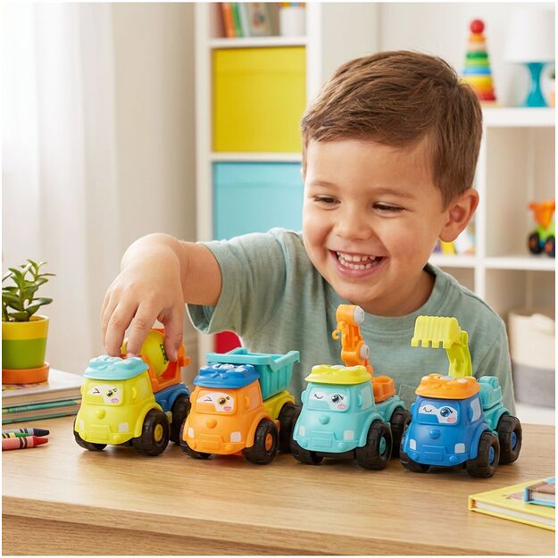 Statybinių transporto priemonių konstruktorius, 4 vnt 4