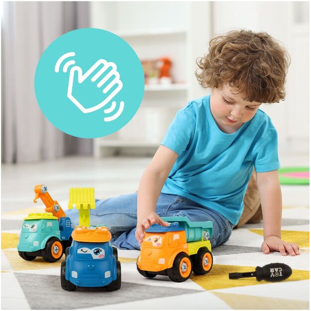 Statybinių transporto priemonių konstruktorius, 4 vnt 5