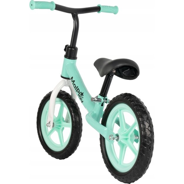 Balansinis dviratukas vaikams nuo 2 metų FLIKO, putplasčio ratukai 12", lengvas 1,8 kg 3