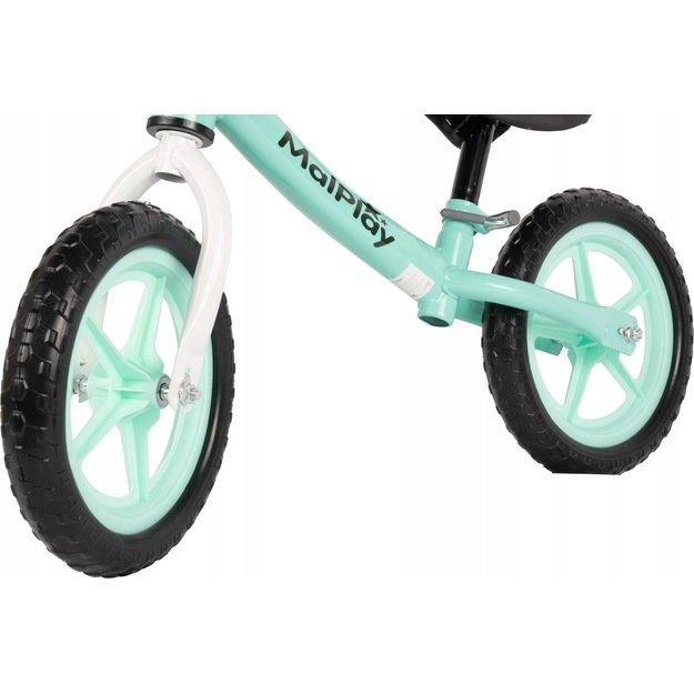 Balansinis dviratukas vaikams nuo 2 metų FLIKO, putplasčio ratukai 12", lengvas 1,8 kg 2