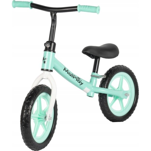 Balansinis dviratukas vaikams nuo 2 metų FLIKO, putplasčio ratukai 12", lengvas 1,8 kg 6