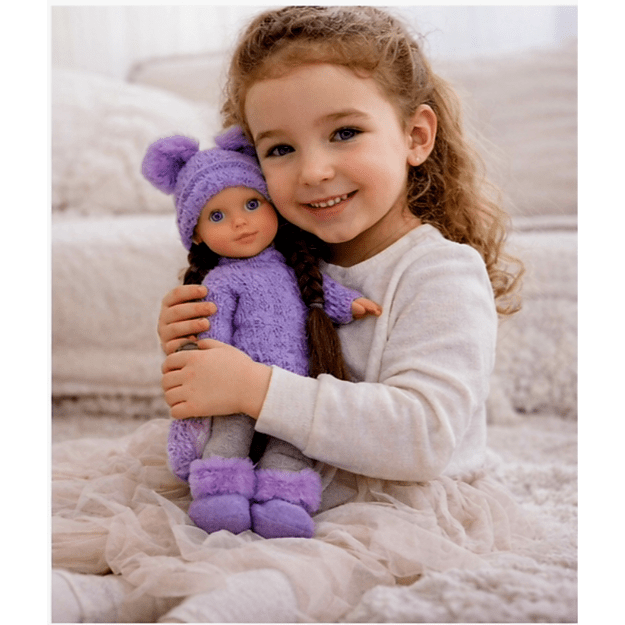 Lėlė brunetė su priedais šukavimui, 40 cm 7