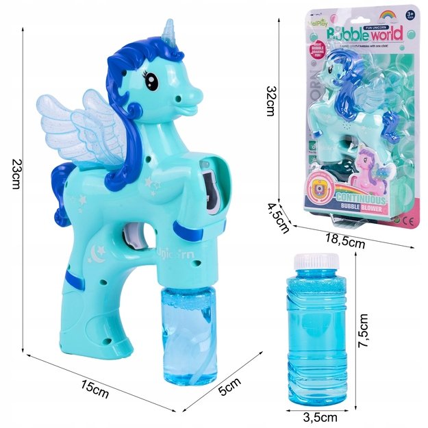 Muilo burbulų gaminimo aparatas Vienaragis 4