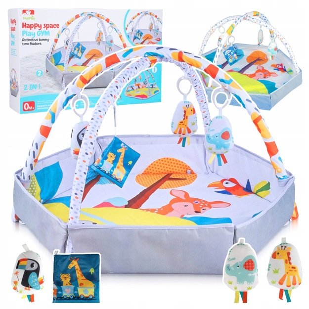 Lavinamasis kilimėlis kūdikiams 2in 1