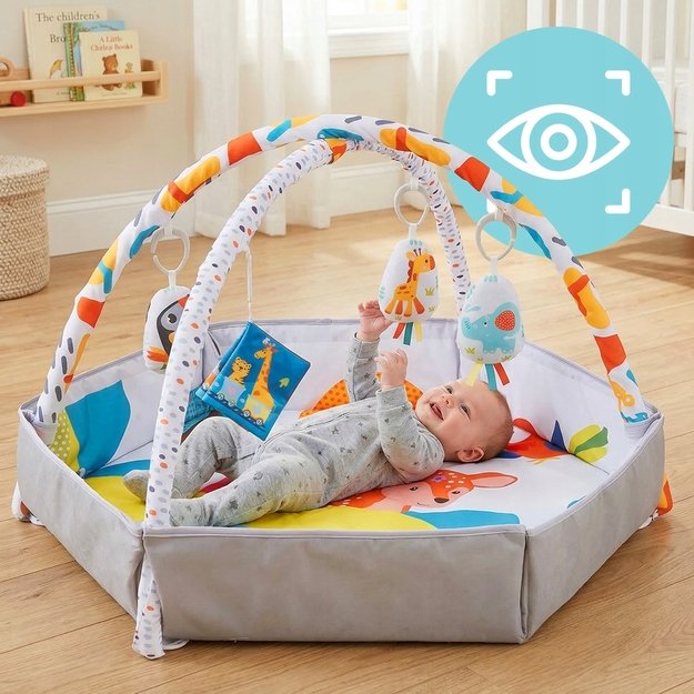 Lavinamasis kilimėlis kūdikiams 2in 1 4