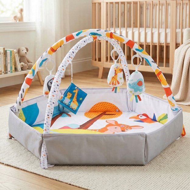 Lavinamasis kilimėlis kūdikiams 2in 1 5