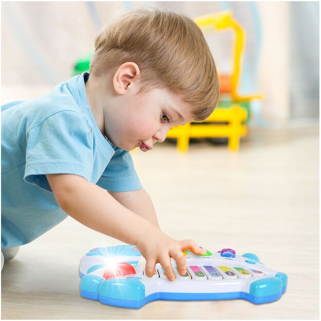 Vaikiškas pianinas Karvutė kūdikiams 3