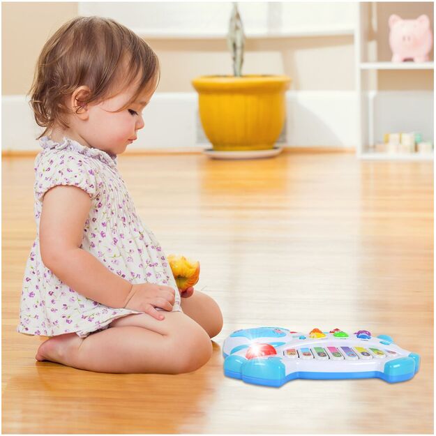 Vaikiškas pianinas Karvutė kūdikiams 10