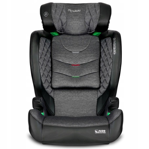 Automobilinė kėdutė Nukido Louis juoda ir pilka 15-36 kg ISOFIX