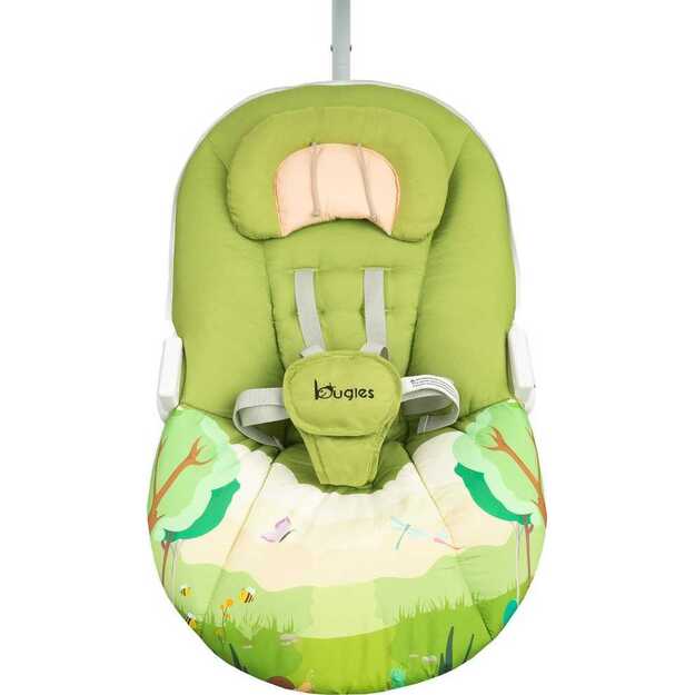 Gultukas - sūpynės Caretero Bugies, žalia 9