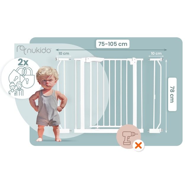 Nukido 718000 balti apsauginiai varteliai 1