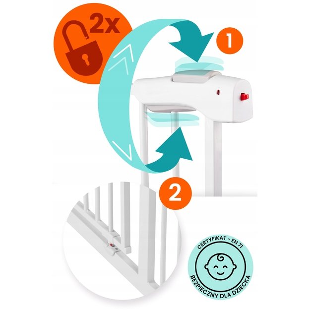 Nukido 718000 balti apsauginiai varteliai 6