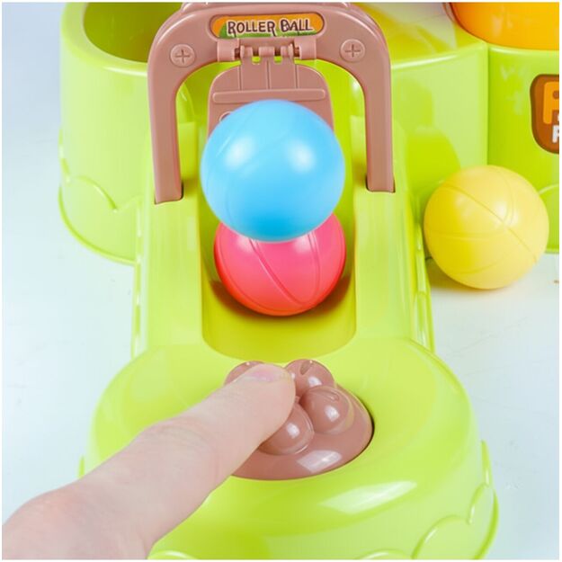 Interaktyvus žaislas Kamuoliukų takelis su plaktuku 9