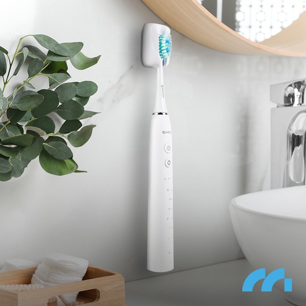 MalTec elektrinis dantų šepetėlis, atsparus vandeniui, X1 WH Sonic 6