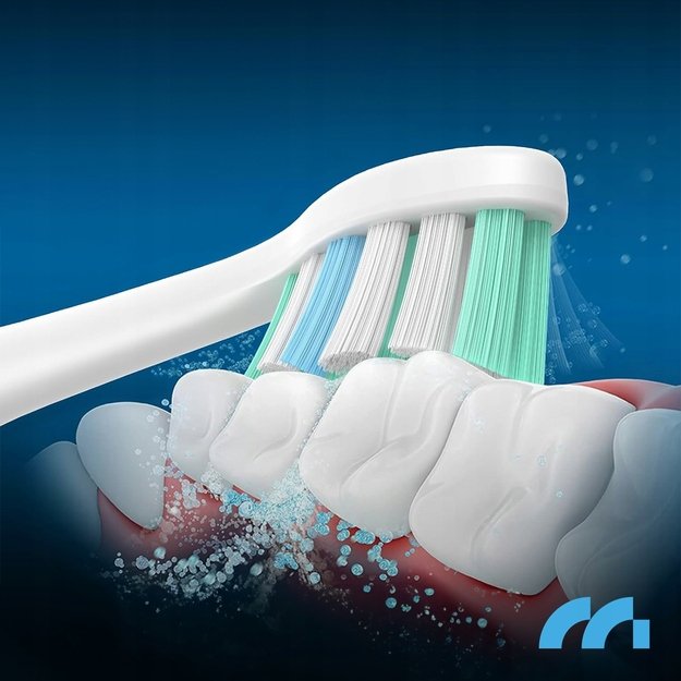 MalTec elektrinis dantų šepetėlis, atsparus vandeniui, X1 WH Sonic 7