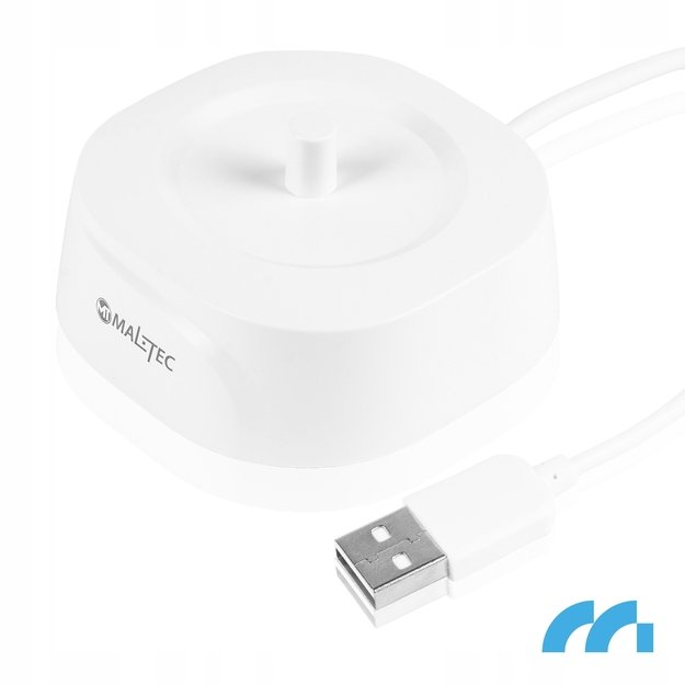 MalTec elektrinis dantų šepetėlis, atsparus vandeniui, X1 WH Sonic 12