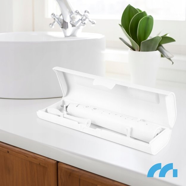 MalTec elektrinis dantų šepetėlis, atsparus vandeniui, X1 WH Sonic 9