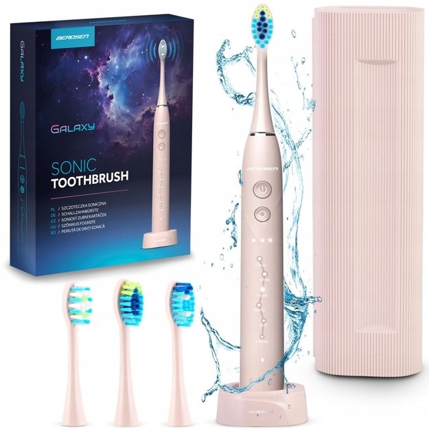 Berdsen Galaxy sonic dantų šepetėlis, rožinis 2