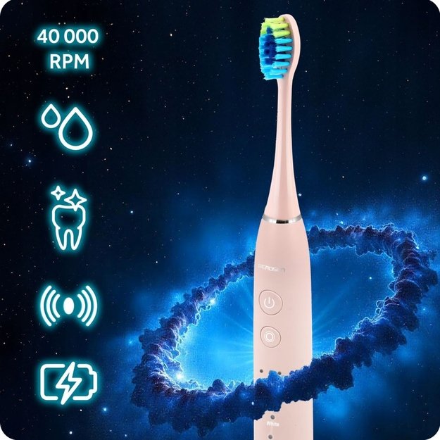 Berdsen Galaxy sonic dantų šepetėlis, rožinis 5