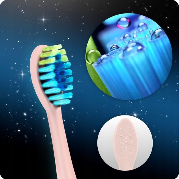 Berdsen Galaxy sonic dantų šepetėlis, rožinis 6