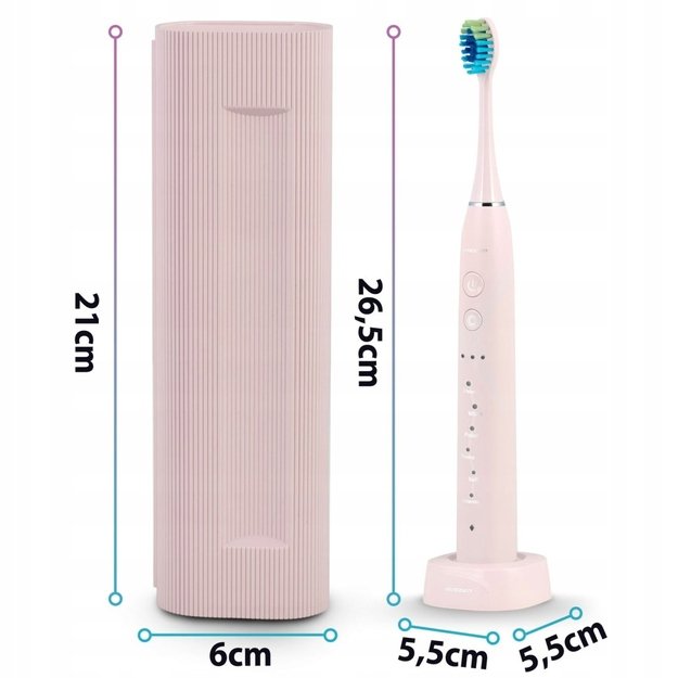 Berdsen Galaxy sonic dantų šepetėlis, rožinis 11