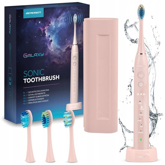 Berdsen Galaxy sonic dantų šepetėlis, rožinis